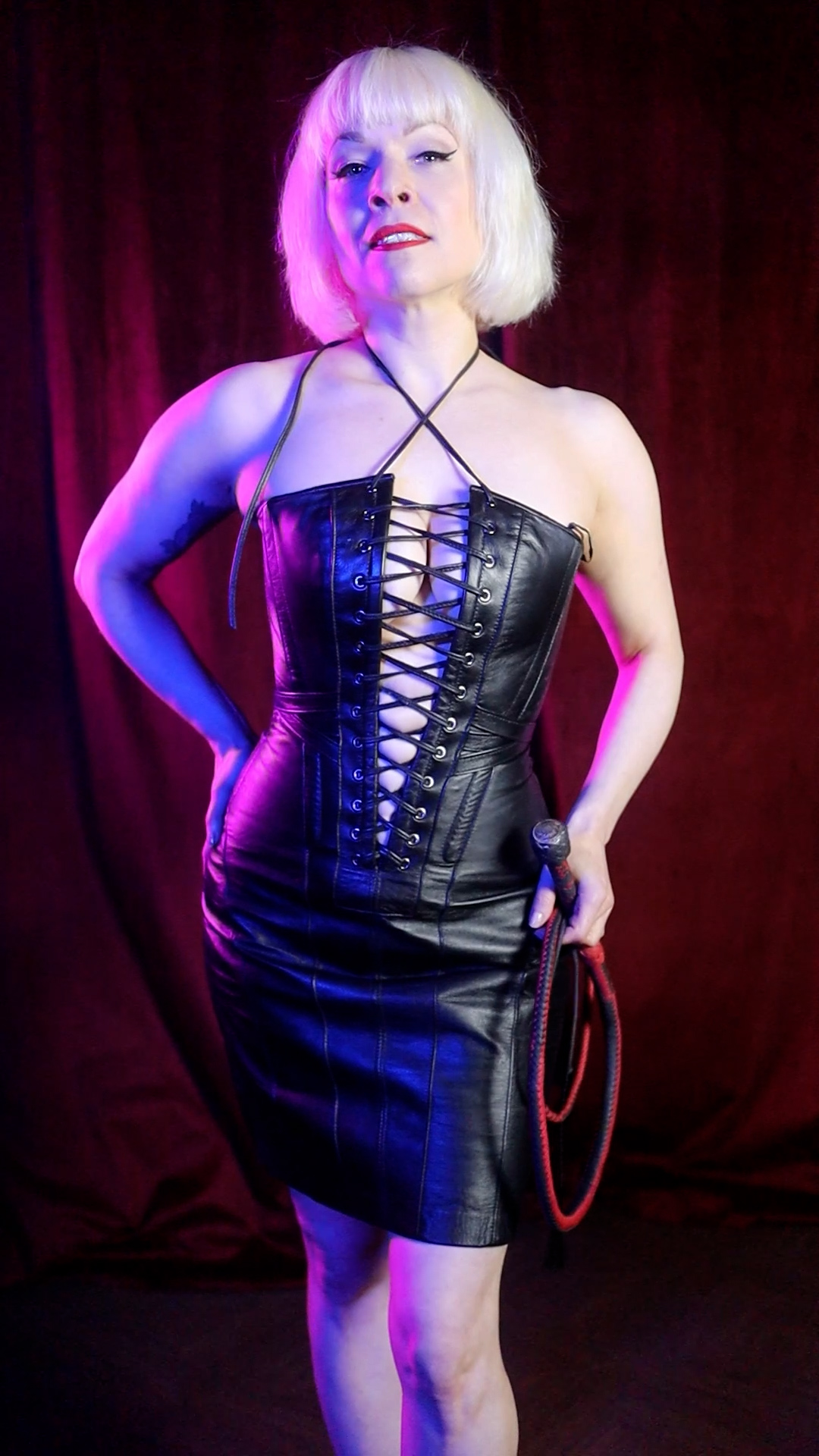Whipping femdom clips by Domina Isadora